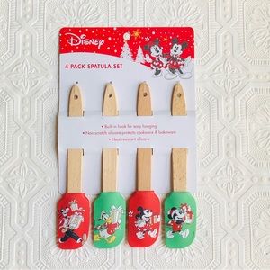 Disney Christmas Spatula Set 4 pk